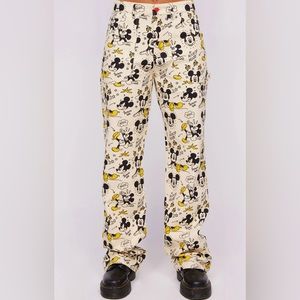 Sketchy Mickey Mouse Carpenter Pants
